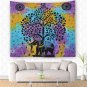 Elephant printing tapestry Hippie Beach Towel Yoga Home Decor Blankets Mat India