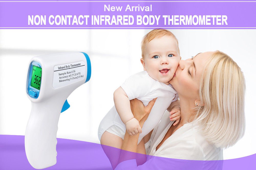 Thermometer Digital Body Temperature Fever Measurement Forehead Non-Contact