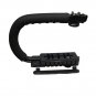 C Shape flash Bracket holder Video Handle Handheld Stabilizer Grip for DSLR SLR