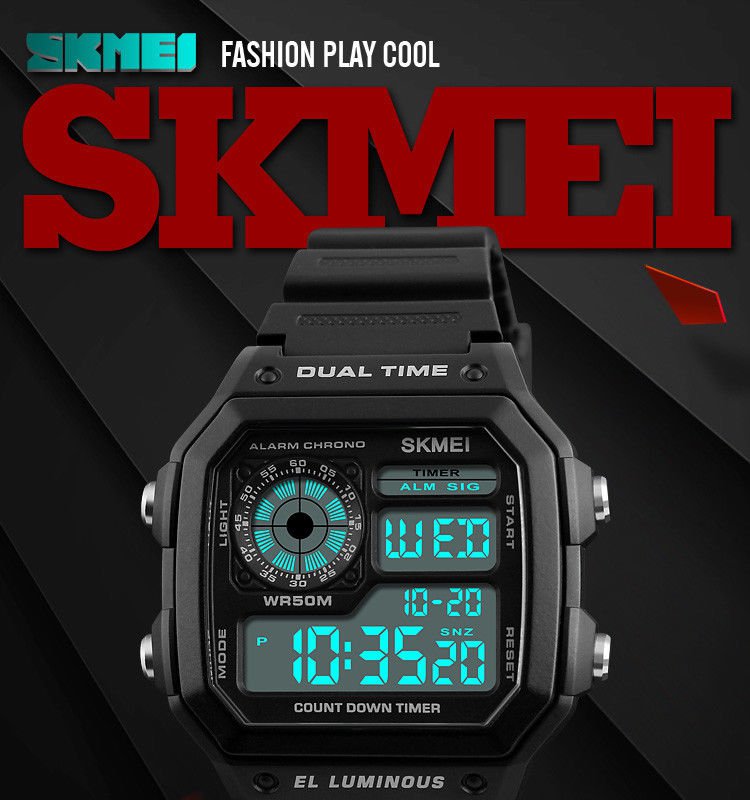 Sports Watch Men LED Digital Sport Luxury Fashion Casual Modern design