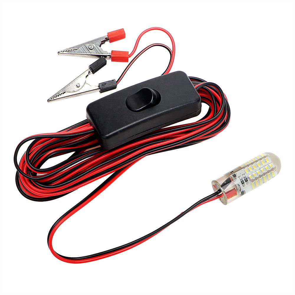 Brightness Fishing Lighting Lights Attract Fish Cool White Warm White DC 12V 48