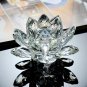80 mm Crystal Lotus Flower Ornaments Figurines Home Wedding Party Decor Gifts