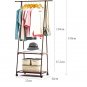 Coat Rack nonwovens Stainless steel Triangle clothes hanger wardrobe furniture