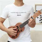 Zebra 21 inch 15 Frets Soprano Ukulele Uke 4 Nylon Strings Guitar Dolphin Patter