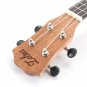 Zebra 21 inch 15 Frets Soprano Ukulele Uke 4 Nylon Strings Guitar Dolphin Patter