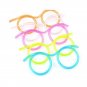 Creative Children Drink Straws Party Crazy Straw Funny Glasses Tube Toy Gift