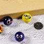 Set of 20 Glass Marbles In A Iron Gift Box Vintage Colourful Toys 25mm Classic