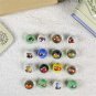 25mm Set of Glass Marbles Gift Box Colourful Vintage Toys Classic Cartoon New