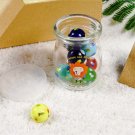 10Pcs 20mm Glass Marbles Gift Colourful Vintage Toys Traditional Glass Ball Bead
