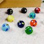10Pcs 20mm Glass Marbles Gift Colourful Vintage Toys Traditional Glass Ball Bead