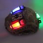 FMA Airsoft Tactical Helmet LED Blinking Safety Flash Light Magic Tape Backed