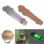 FMA Airsoft Tactical Helmet LED Blinking Safety Flash Light Magic Tape Backed