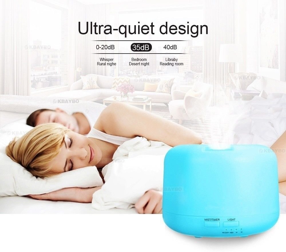 Ultrasonic Remote Control Essential Oil Aroma Cool Air Humidifier Diffuser 300ml
