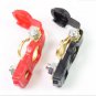 2Pcs Auto Car Battery Terminal Adjustable Clamp Clip Connector Positive+Nagative