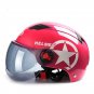 Universal Open Face Half Helmet Motorcycle Scooter Drop Down Sun Visor Googles
