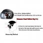 Universal Open Face Half Helmet Motorcycle Scooter Drop Down Sun Visor Googles