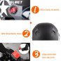 Universal Open Face Half Helmet Motorcycle Scooter Drop Down Sun Visor Googles