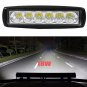 2X 6 INCH 18W LED WORK LIGHT BAR SPOT BEAM OFFROAD DRIVING FOG 4WD LAMP UTE SUV