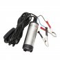 DC12V Stainless Steel Submersible Diesel Fuel Water Oil Pump 12L Per Minute 38mm