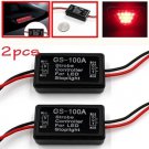 2pcs GS-100A Flash Strobe Controller Flasher Module LED Brake Stop Light Lamp