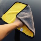 800gsm 40cmx30cm Microfiber Super Thick Plush Car Cleaning Cloths Washing Towel