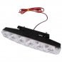 2PC 6 LED Waterproof Daytime Driving Running Light DRL Car Fog Lamp DC 12V White