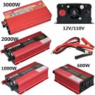 Portable Car LED Power Inverter WATT DC 12V/24V to AC 110V Charger Converter USA