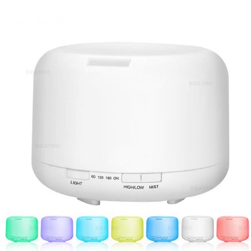 500ML Aromatherapy Essential Oil Aroma Diffuser Air Humidifier 7 Colour Change