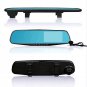 4.3" HD 1080P In-Car Rear View Mirror Dash DVR Recorder Dual Lens Camera Monitor