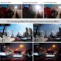 4.3" HD 1080P In-Car Rear View Mirror Dash DVR Recorder Dual Lens Camera Monitor