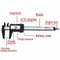 150MM 6inch LCD Digital Electronic Vernier Caliper Gauge Micrometer Ruler Tool