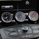 3Pcs Car 4cm Quartz Hygrometer Time Clock Temperature Thermometer Moisture Meter