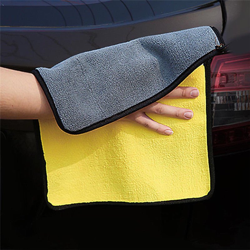 30*40cm Microfibre Towels Thick Plush Car Window Clean Cloths Wax Polishing Wash
