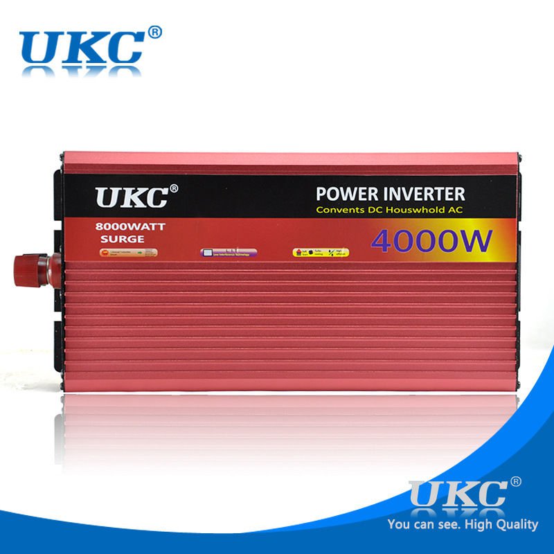 4000W Power Inverter 4K Watt 12V-220V Modified Sine Wave Caravan Boat USB Output