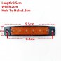 20Pcs 12V 6 LED Side Marker Indicator Lights For Car Truck Trailer Amber + Red