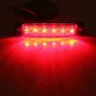 20Pcs 12V 6 LED Side Marker Indicator Lights For Car Truck Trailer Amber + Red