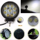 27W 4inch Round Spot LED Work Light Fog Lamp Offroad Driving Truck SUV UTE 4WD