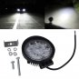 27W 4inch Round Spot LED Work Light Fog Lamp Offroad Driving Truck SUV UTE 4WD