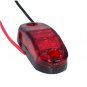 10Pcs Red LED 2.5" 2 Diode Light Oval Clearance Trailer Truck Side Marker Lamp