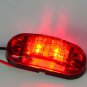 10Pcs Red LED 2.5" 2 Diode Light Oval Clearance Trailer Truck Side Marker Lamp