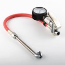 Car Motorcycle 1/4" NPT Air Tire Tyre Inflator With Dial Gauge Dual Chuck 220PSI