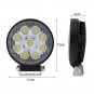2x 27W 4inch Round LED Work Light Spot Fog Lamp Boat Truck Jeep Offroad Cart Car