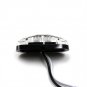 10Pcs White LED 2.5" 2 Diode Light Oval Clearance Trailer Truck Side Marker Lamp