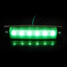 1PC 12V Trailer 6 LED Indicators Light Truck Boat  BUS Side Marker RV Lamp Green