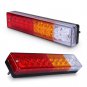 2Pcs 20 LED Tail Lights Car Truck Trailer Stop Rear Reverse Turn Indicators Lamp
