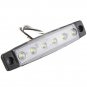 1PC 24V Trailer 6 LED Indicators Light Truck Boat  BUS Side Marker RV Lamp White