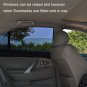 2 Pcs Auto Car Window Sun Visor Shade Sock Cover UV Protector Baby Child shield