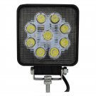 27W 4Inch Spot Square LED Work Light Offroad Fog Driving DRL SUV ATV Truck 4WD