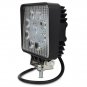 27W 4Inch Spot Square LED Work Light Offroad Fog Driving DRL SUV ATV Truck 4WD