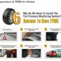 Car Bluetooth TPMS Andriod IOS Tire Pressure Monitor System 4 Internal Sensors